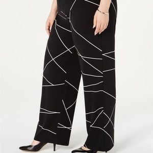 Alfani Printed Wide-Leg Pants